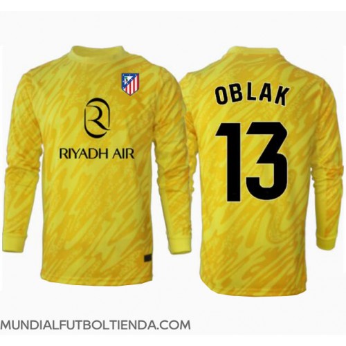 Camiseta Atletico Madrid Jan Oblak #13 Portero Tercera Equipación Replica 2024-25 mangas largas